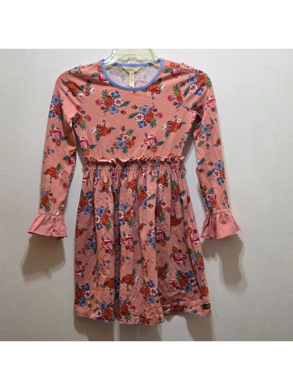Matilda Jane Burnt Sienna Floral L/S Dress Girls 10